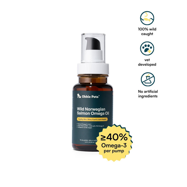 Wild Norwegian Salmon Omega Fish Oil for Dogs